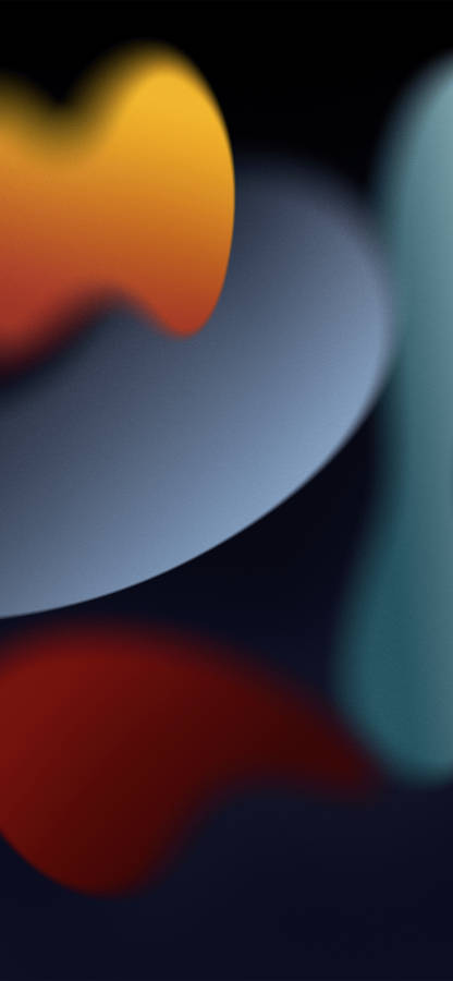 Ios 15 Blurry Colours Wallpaper