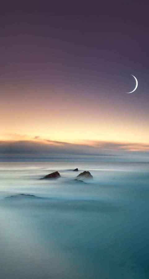 Ios 8 Crescent Moon Wallpaper