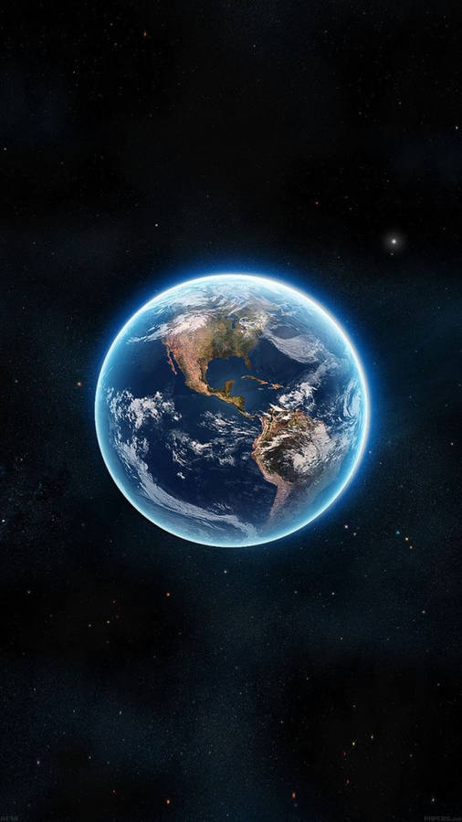 Ios 8 Planet Earth Wallpaper