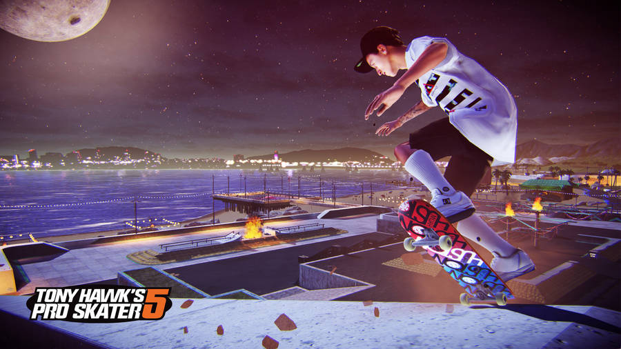 Ipad Pro Tony Hawk Skating In Game Wallpaper