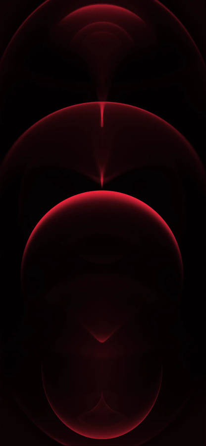 Iphone 11 Pro Red Circles Wallpaper