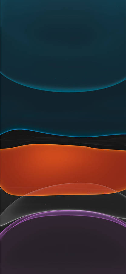 Iphone 12 Stock Blue Orange Violet Patterns Wallpaper