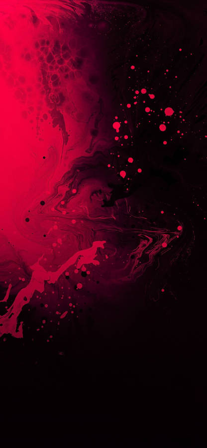 Iphone 12 Stock Red Paint Wallpaper