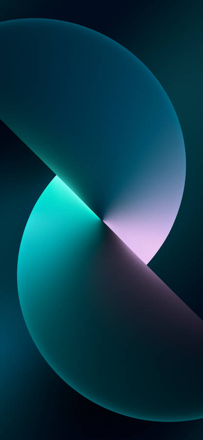 Iphone 13 Dark Teal Wallpaper