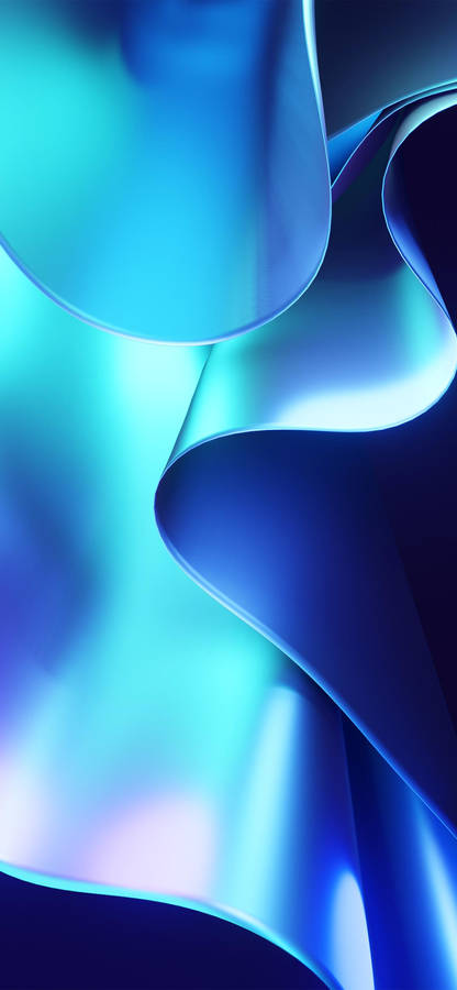 Iphone 14 Pro Neon Blue Wallpaper