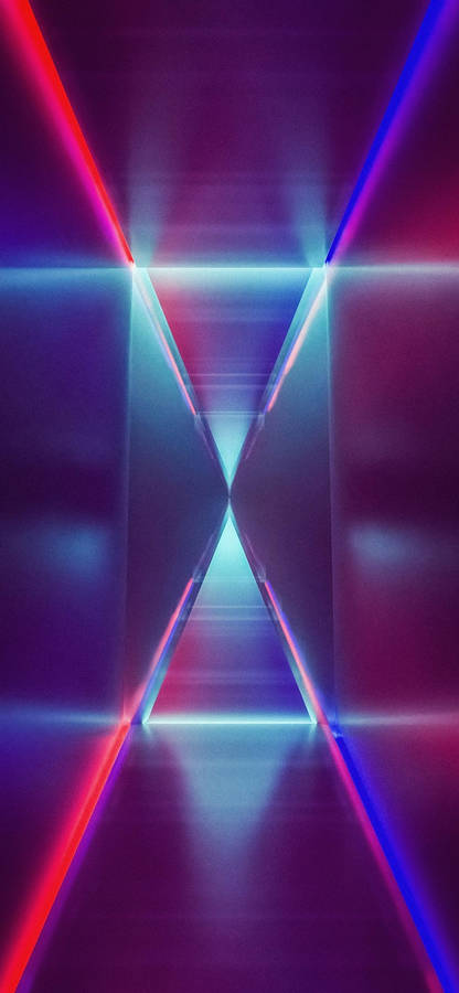 Iphone 14 Pro Purple 3d Prism Wallpaper