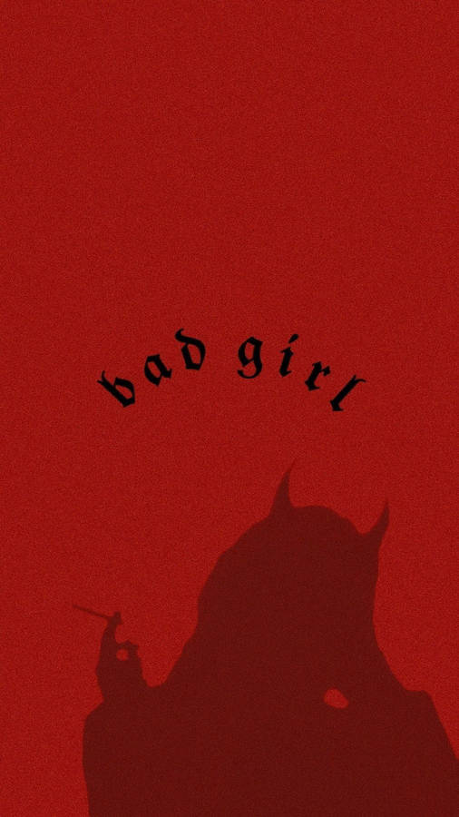 Iphone Baddie Bad Girl Silhouette Wallpaper