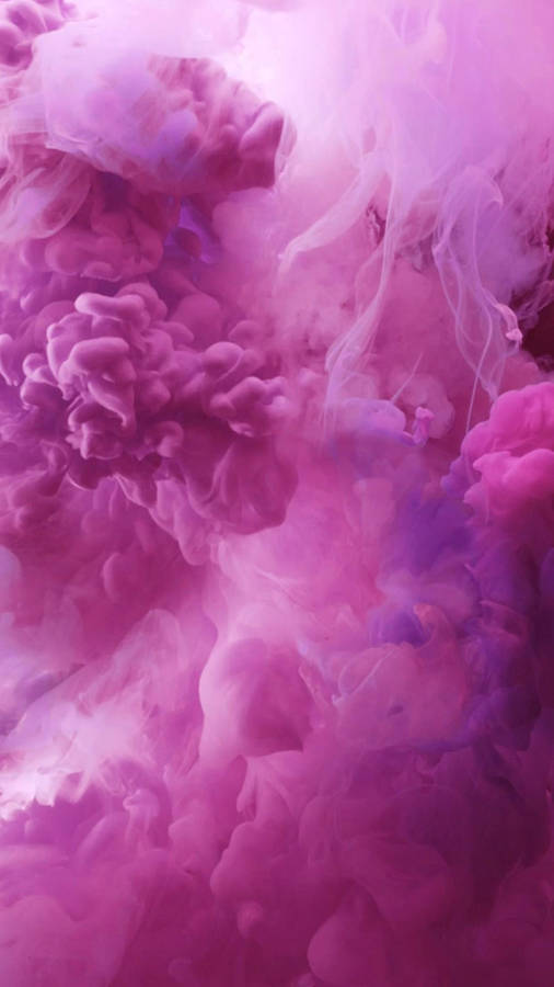 Iphone Pink Aesthetic Smoke Wallpaper