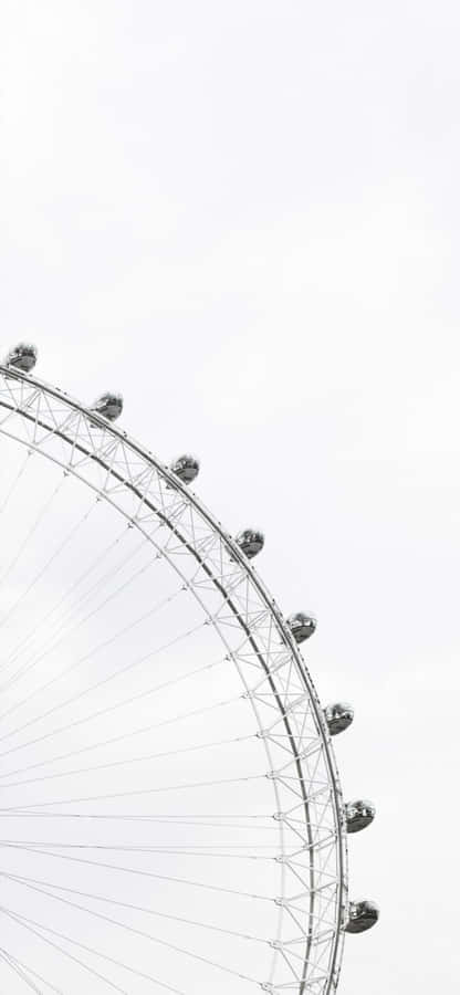 Iphone White Ferris Wheel Wallpaper