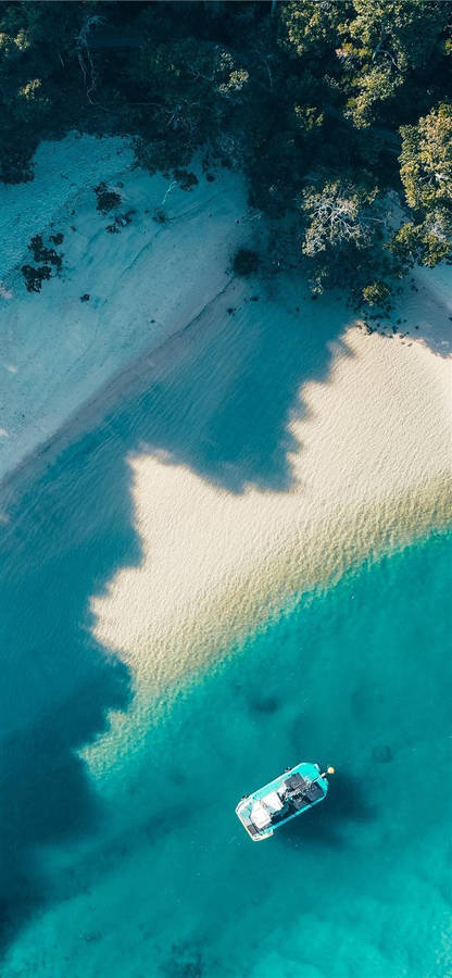 Iphone X Beach Sand Bar Wallpaper