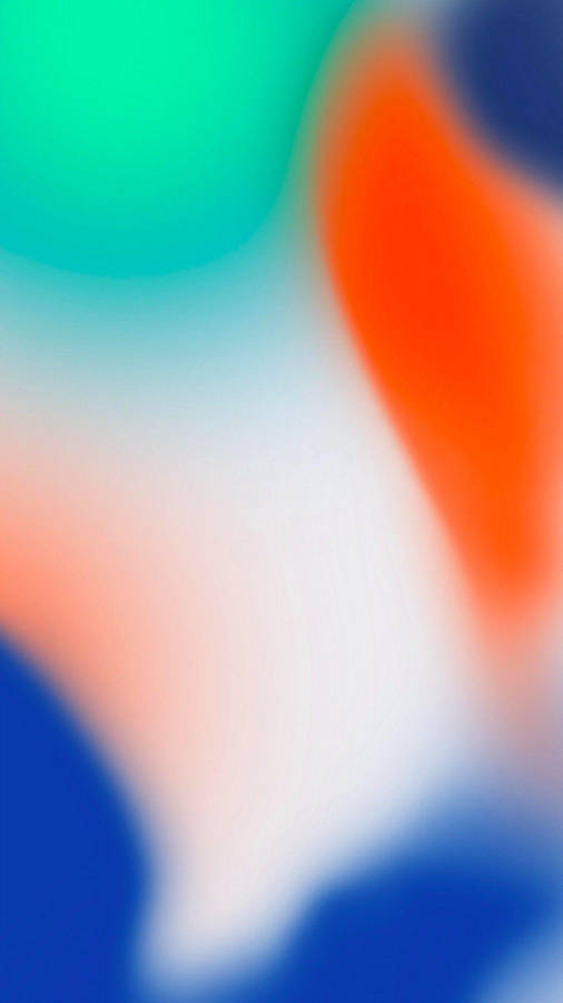 Iphone X Original Blurred Colors Wallpaper