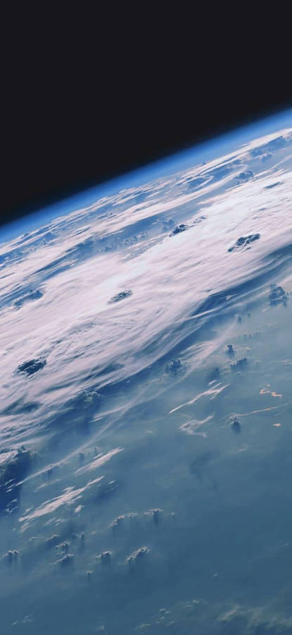 Iphone X Original Earth From Space Wallpaper