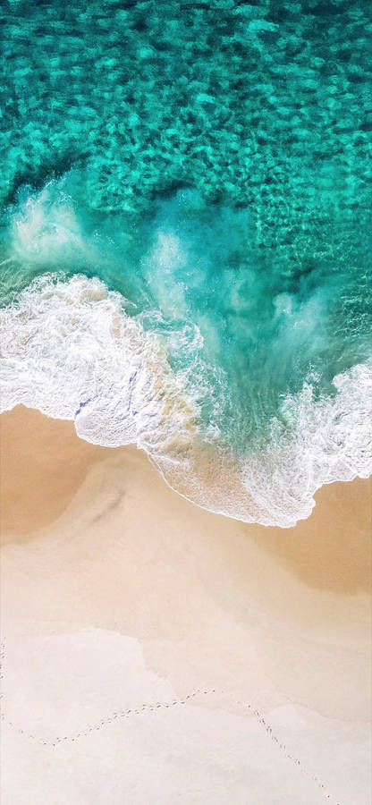 Iphone Xs Ocean Turquoise Waters Wallpaper