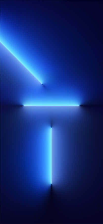 Iphones Xs Max Blue Wall Lights Wallpaper