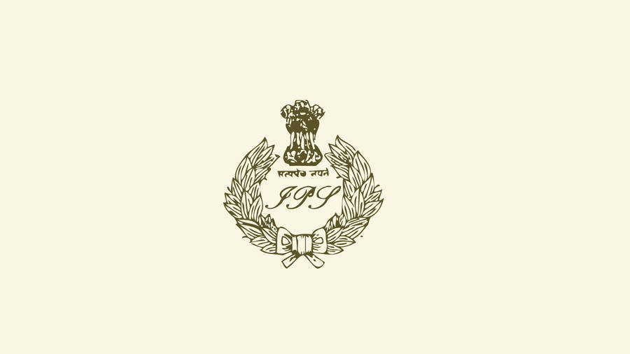 Ips Logo Simple Beige Wallpaper