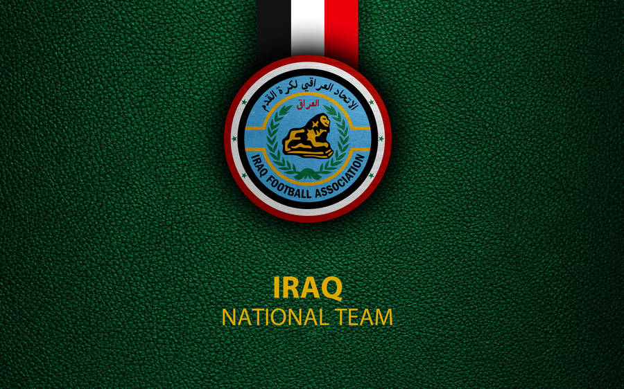 Iraq Football Association Dark Green Wallpaper