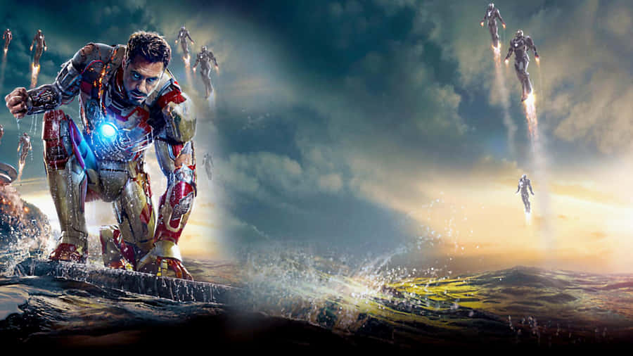 Iron Man 3 - Suit Up For A Wild Adventure Wallpaper