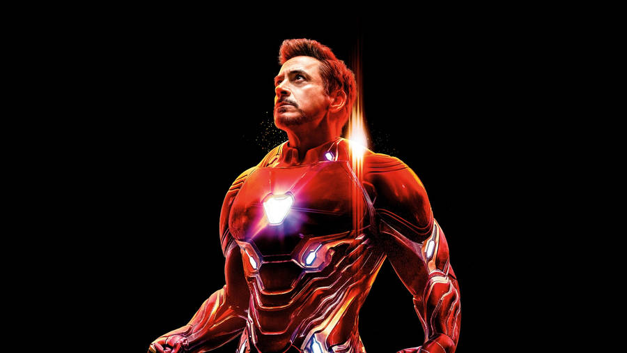 Iron Man Full Hd Power Pose Wallpaper