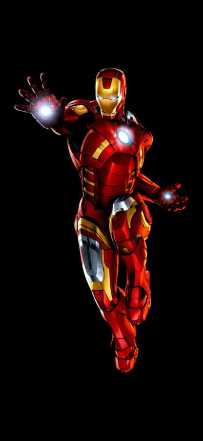 Iron_ Man_in_ Action_i Phone11_ Wallpaper Wallpaper