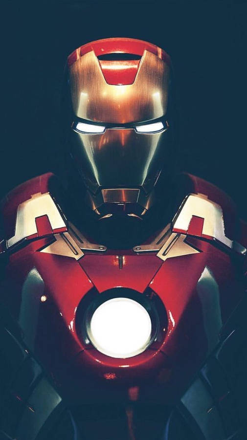 Iron Man Mark 3 With Serious Glare Wallpaper
