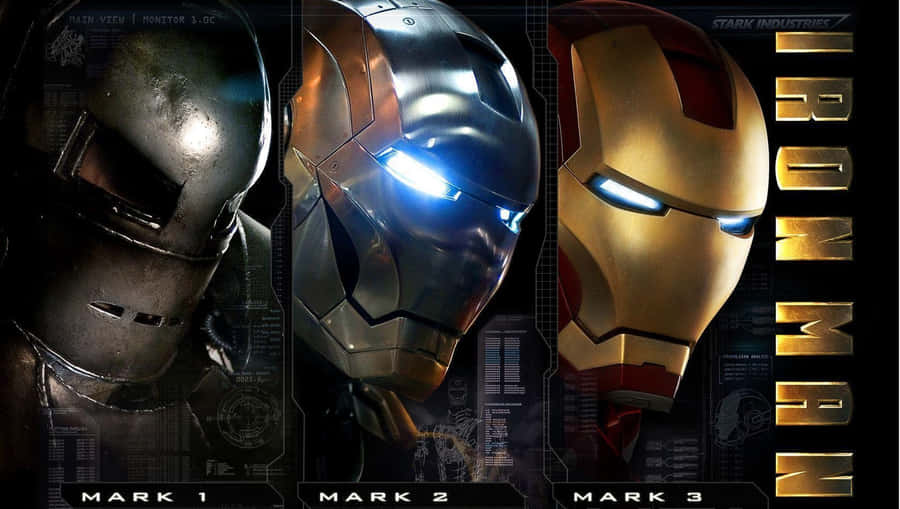 Iron Man Suit Evolution Wallpaper