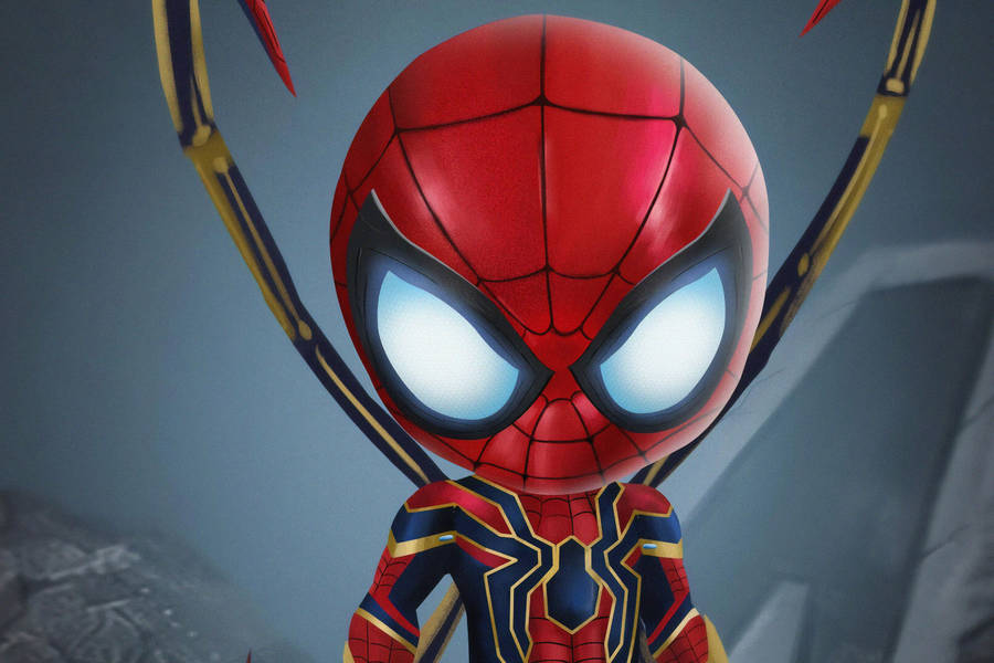 Iron Spider Spiderman Action Figure Wallpaper