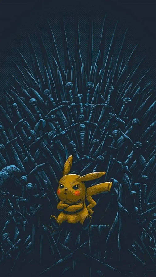 Iron Throne Pikachu Iphone Wallpaper