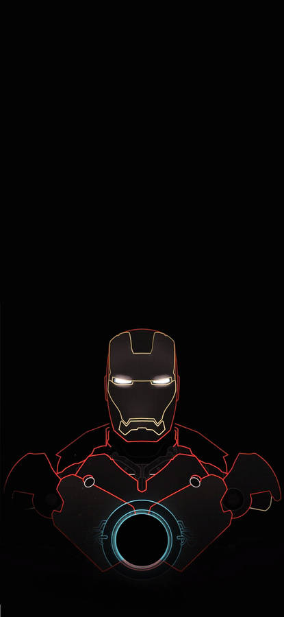 Ironman Fingerprint Phone Wallpaper