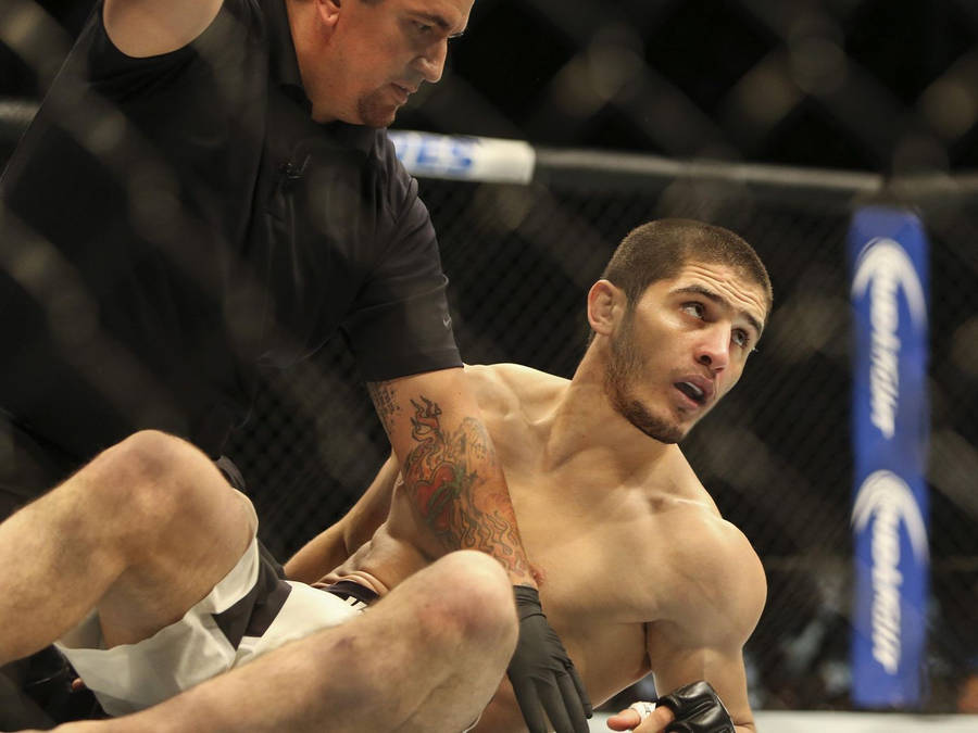 Islam Makhachev Inside The Octagon Wallpaper