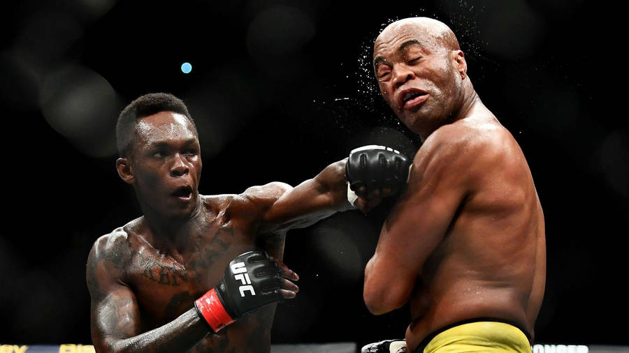 Israel Adesanya Against Anderson Silva Wallpaper