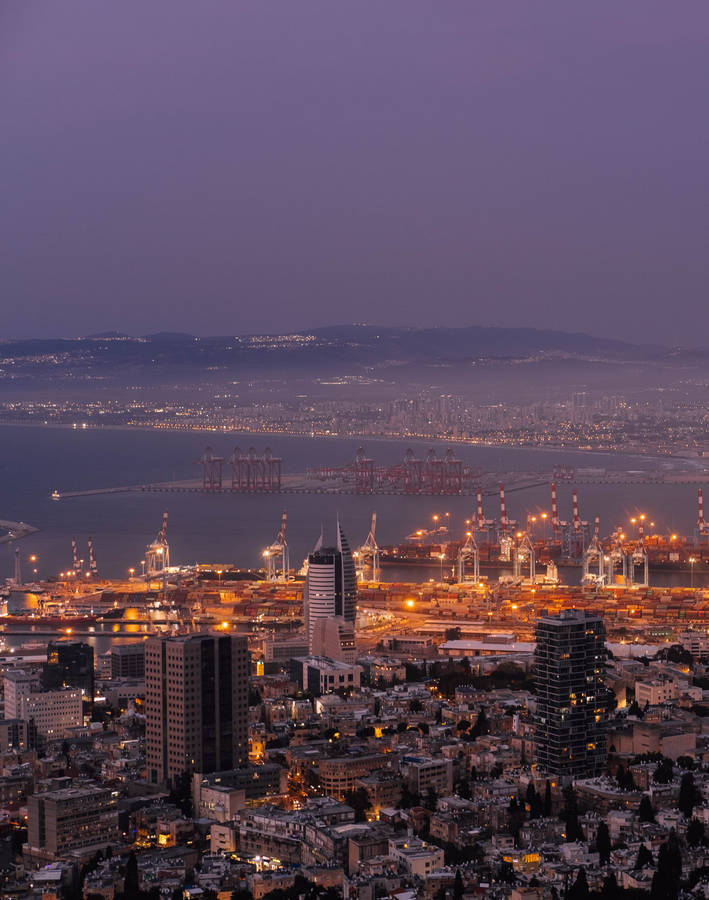 Israel Haifa Bay Wallpaper