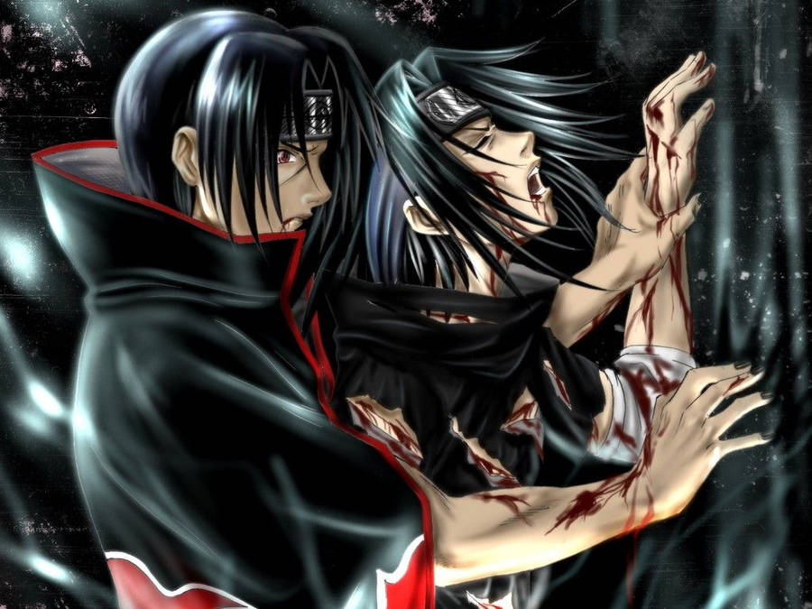 Itachi And Sasuke Naruto Shippuden Fan Art Wallpaper