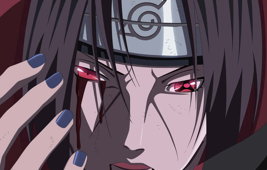 Itachi Live Bleeding Eye Wallpaper