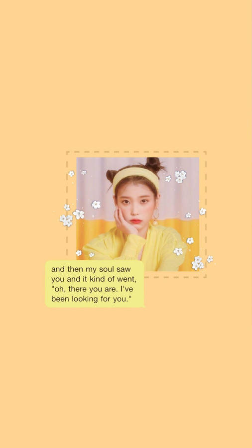 Iu Aesthetic Yellow Wallpaper