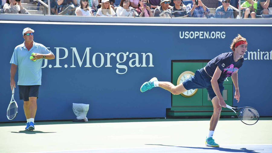 Ivan Lendl Coaching Alexander Zverev Wallpaper