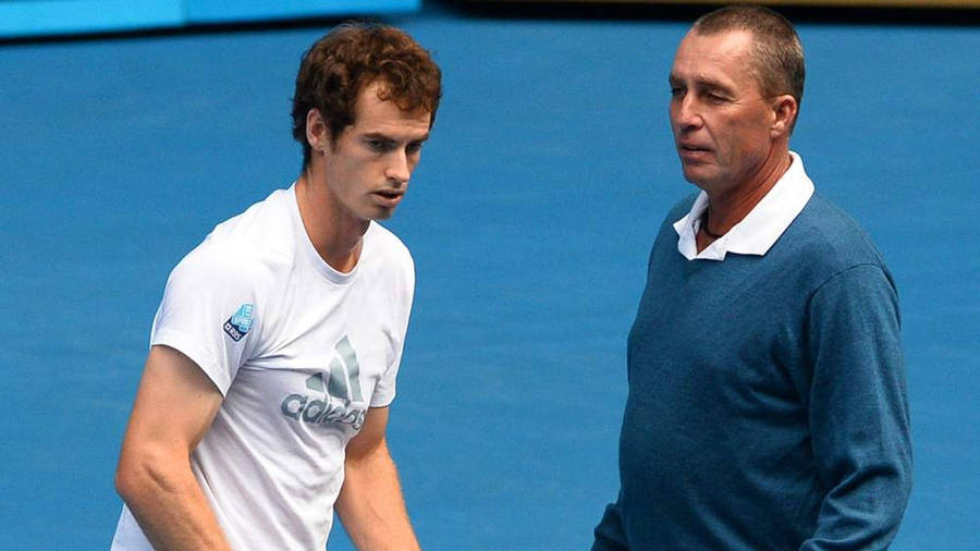 Ivan Lendl Coaching Andy Murray Wallpaper