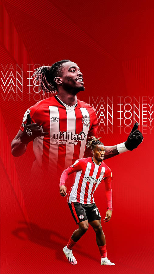 Ivan Toney Of Brentford Fc Wallpaper