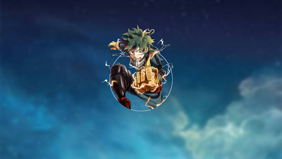 Izuku Midoriya Deku Golden Fist Wallpaper