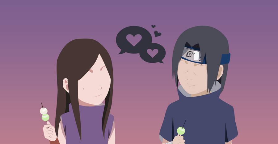 Izumi Uchiha And Itachi Vector Wallpaper