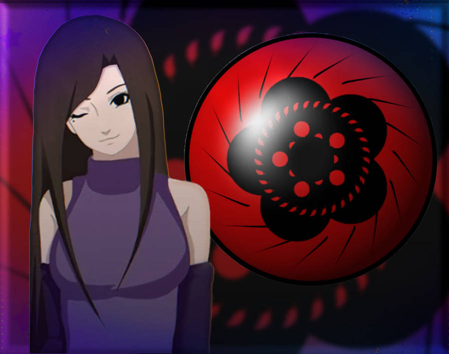 Izumi Uchiha Sharingan Eyes Wallpaper