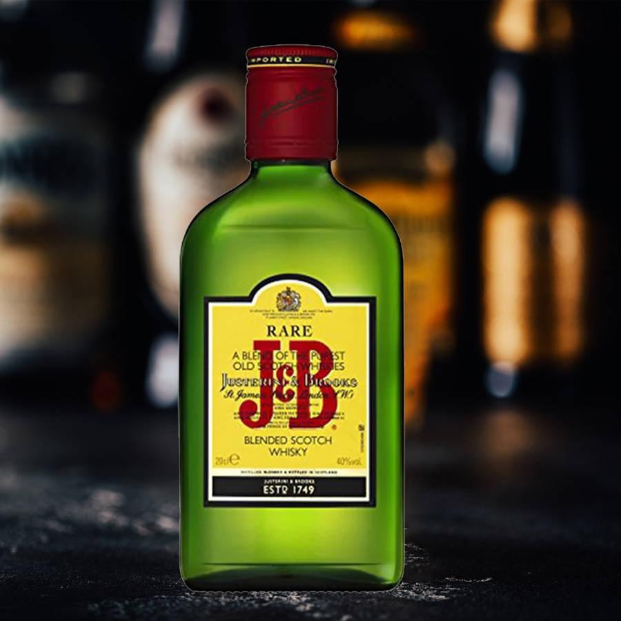 J&b Rare 200ml Bottle Wallpaper