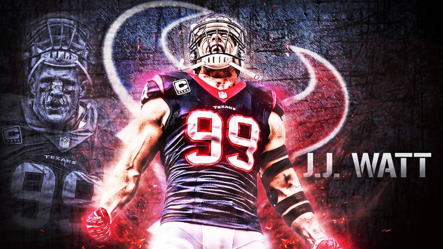 J.j. Watt Texans Nfl Players Wallpaper