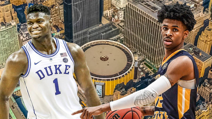 Ja Morant And Zion Williamson Wallpaper