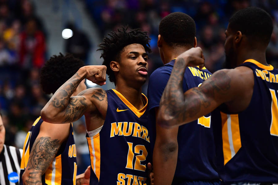 Ja Morant Fist Bump Wallpaper