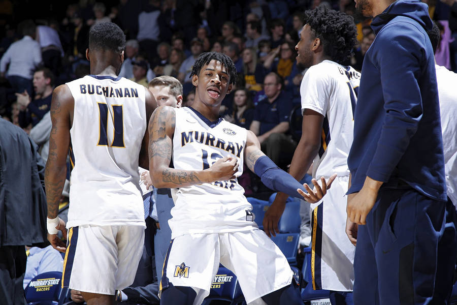 Ja Morant Funny Pose Wallpaper