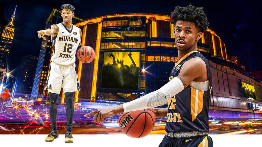 Ja Morant Murray State Digital Art Wallpaper