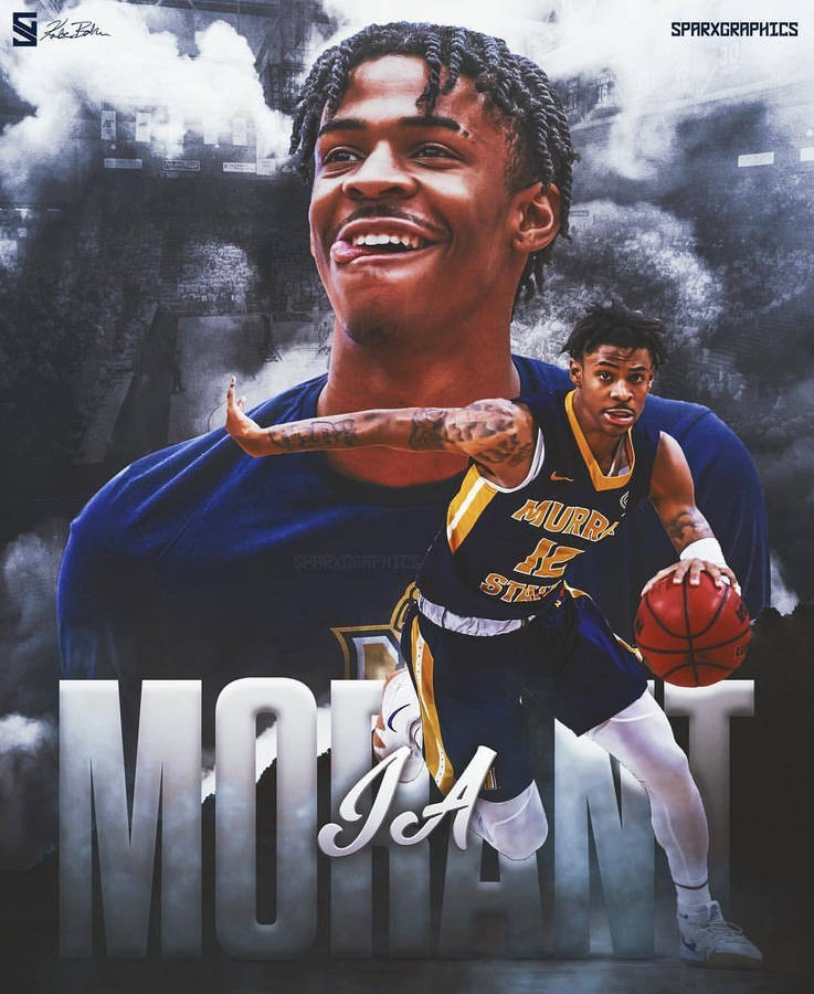 Ja Morant Murray State Poster Wallpaper