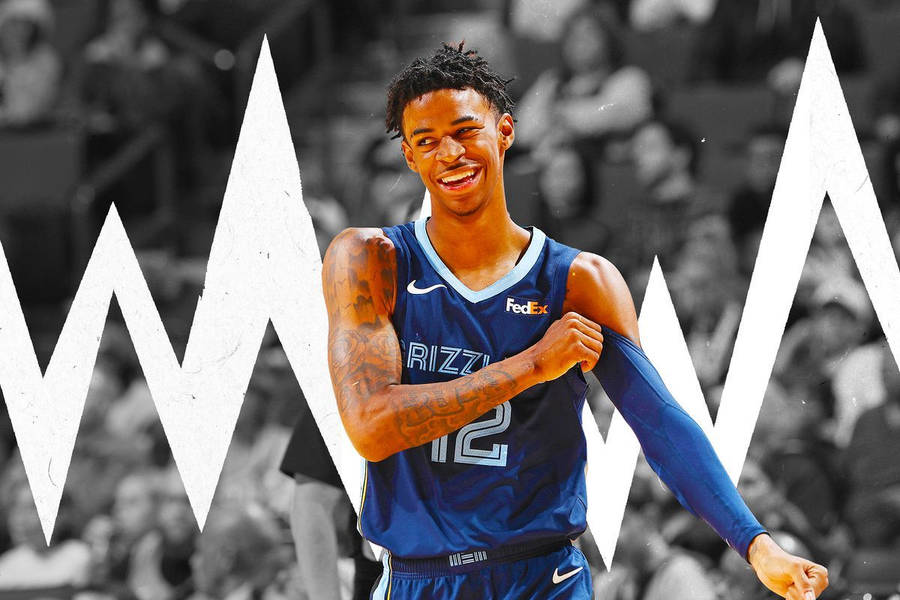 Ja Morant Selective Color Wallpaper