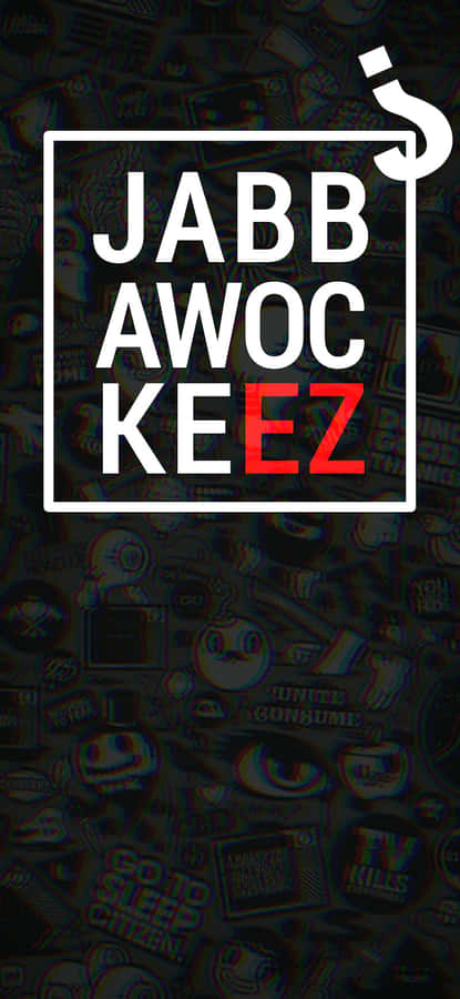 Jabbawockeez Red And White Word Logo Wallpaper