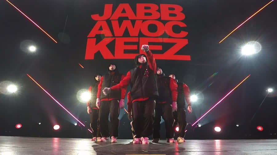 Jabbawockeez Red Clothes Stage Wallpaper